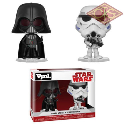 FUNKO Vynl. - Star Wars - Darth Vader + Stormtrooper (10cm)