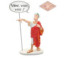 PLASTOY Collection Bulles - Asterix & Obelix acti- Julius Cesar  : "Veni, Vidi, Vici !" (18cm)