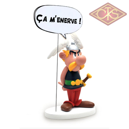 PLASTOY Collection Bulles- Asterix & Obelix - Asterix : "Ca m'enerve !" (15 cm)