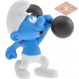 PLASTOY Collectoys - The Smurfs -  Hefty Smurf w/ dumbbells (15cm)