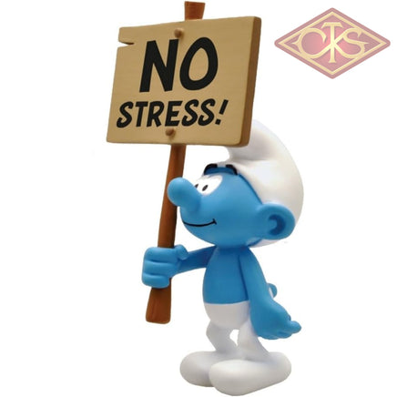 Plastoy Collectoys - The Smurfs Smurf Sign ’No Stress!’ (15Cm) (Copy) Plastoy Figure