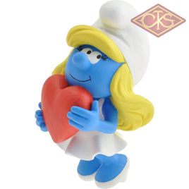 Plastoy Collectoys - The Smurfs Smurfette ’Heart’ (11Cm) Plastoy Resin Figure