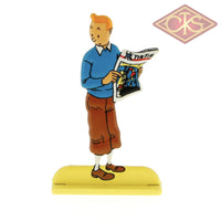 Moulinsart - Tintin / Kuifje - Tintin Holding a Newspaper (6cm)