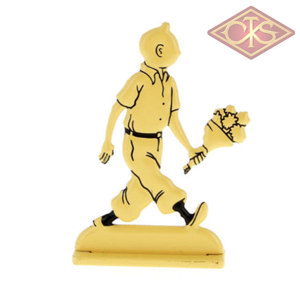 Moulinsart - Tintin / Kuifje - Tintin Holding Flowers (6cm)