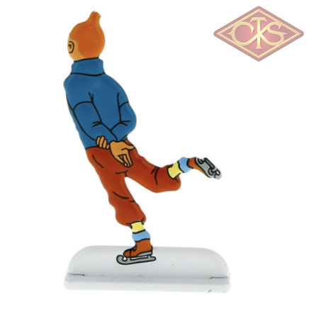 Moulinsart - Tintin / Kuifje - Patineur / Ice Skating / IJsschaatsen (6cm)