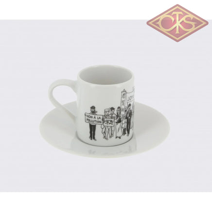 Tintin / Kuifje - Set of 2 Espresso Cups (B/W)