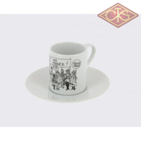 Tintin / Kuifje - Set of 2 Espresso Cups (B/W)