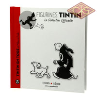 Tintin / Kuifje - Statue Toga And Snowy In India (10Cm) + Book Figurine Resin