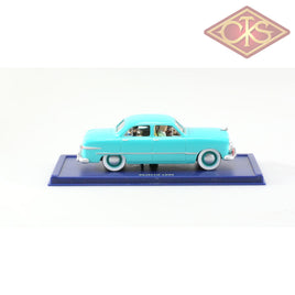 Tintin / Kuifje - Tintin's Cars 1/43 - The Turquoise Ford (Ford Custom °1949) (15cm)