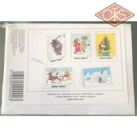 Tintin - Post Cards - Happy New Year  / Merry Christmas (set of 5 cards)