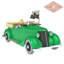 Tintin / Kuifje - Tintin's Cars 1/24 - L'auto Mitrailleuse (The Broken Ear) #12 (26cm)