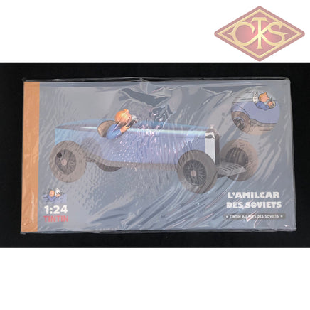 Tintin / Kuifje - Tintin's Cars 1/24 - L'Amilcar des Soviets (Tintin in the land of the Soviets) #09 (26cm)