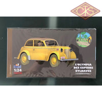 Tintin / Kuifje - Tintin's Cars 1/24 - The Opel Olympia of The Sydavian Secret Agents (King Ottokar's Sceptre) #21 (26cm)