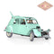 Tintin / Kuifje - Tintin's Cars 1/24 - The Smashed-Up 2CV (The Castafiore Emerald) #11 (26cm)