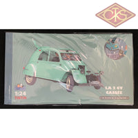 Tintin / Kuifje - Tintin's Cars 1/24 - The Smashed-Up 2CV (The Castafiore Emerald) #11 (26cm)